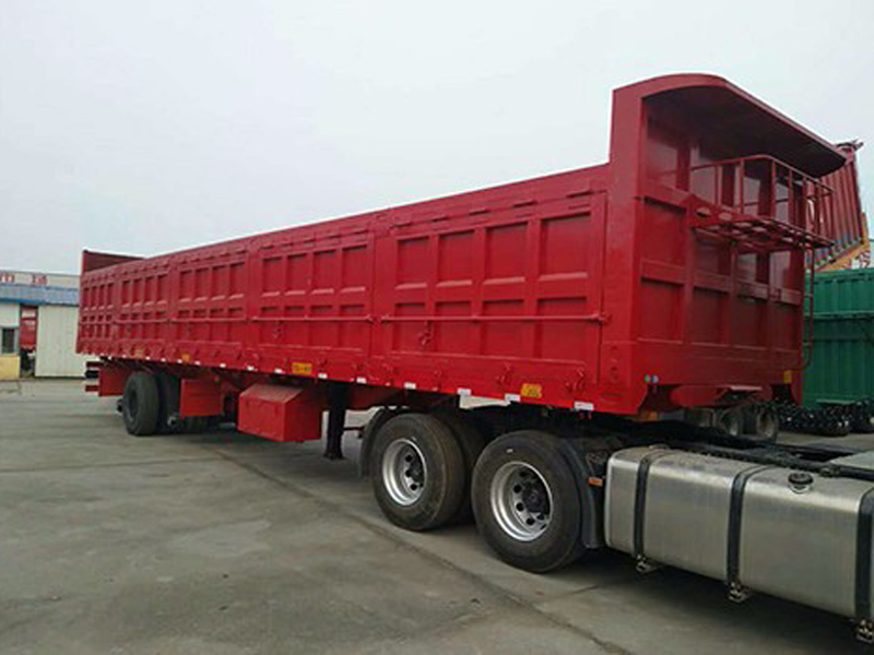 側翻自卸半掛車